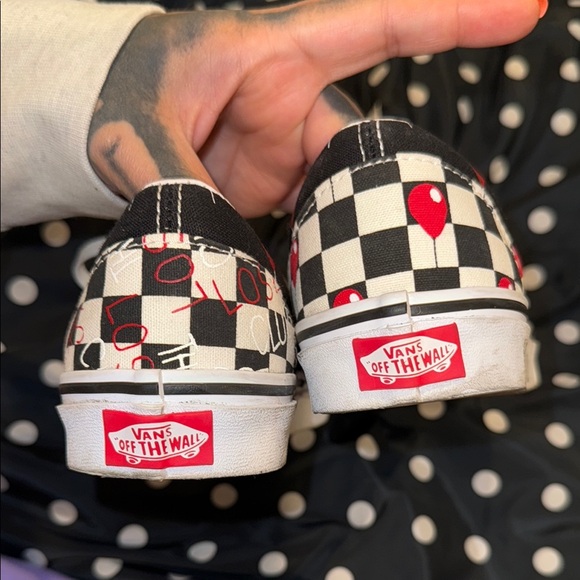 Vans House of Terror x Era 'IT' Pennywise Horror Slip-On Women’s Sz.6 - Picture 8 of 16